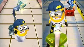 Minion Rush Holiday Rush Event - Striker Minion Gru's Rocket Full Gameplay at Prison [Android/IOS]