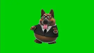 3D cartoon dance Animation green screen video effect HD Footage