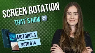 Motorola Moto g14 – How to enable / disable screen rotation - 📱• 🔄 • 🙅🏼‍♂️ •Tutorial
