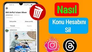 Threads Hesabı Kalıcı Olarak Nasıl Silinir (2023)