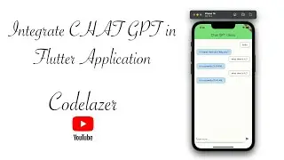 Integrate Chat GPT Sdk in flutter application