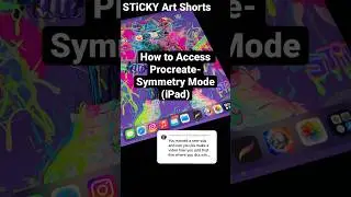How to Get Symmetry Mode in Procreate on iPad ✨ 