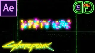 After Effects Text / Animation / Cyberpunk Effect