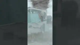 Hurricane vs Tornado Rips Window Out of House