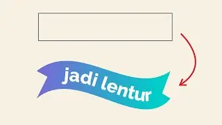 TRIK UBAH OBJEK JADI LENTUR DI COREL DRAW