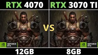 RTX 4070 VS RTX 3070 TI - TEST IN 10 GAMES 1080p 1440p