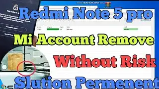 Redmi Note 5 Pro Mi Account Remove Without Risk || Redmi Note 5 Pro Mi Account Mi Flash Tool Success