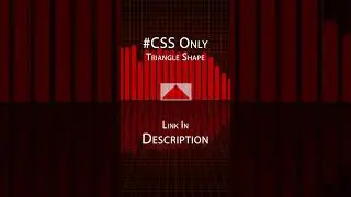 2D CSS Triangle Shape 