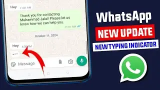 WhatsApp redesigned typing indicator || WhatsApp chat typing bubble || WhatsApp new update