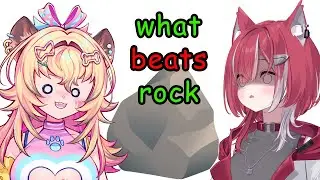 【WHAT BEATS ROCK?】using brains with  @Poma_Pon   【LYKO LIANNA | V4MIRAI】