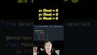 Use Python's dataclass to make C like struct object #python #shorts