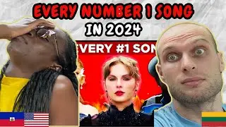 REACTION TO Every Number 1 Song of 2024 | FIRST TIME WATCHING