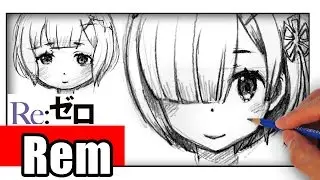 How to Draw Rem from the Anime Re:Zero