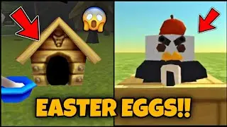 😱 CHICKEN GUN 4.2.01 SECRET EMPTY DOG HOUSE AND MORE EASTER EGGS!! CHICKEN GUN EASTER EGGS