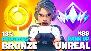 Bronze to Unreal SPEEDRUN (Console Fortnite Ranked)