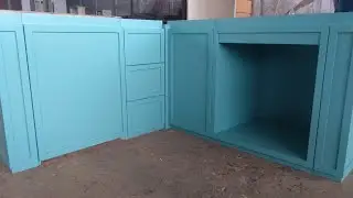 Kitchen Siap Kirim  |  modular kitchen sent soon #kitchen #woodworking #furniture, #handicrafts