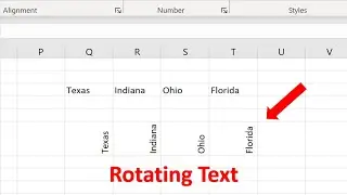 How to rotate text in Excel | Data organization and orientation in Excel | Less than1 minute