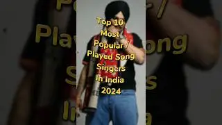 Top 10 Most Popular Singers In The World 2024🔥😈 #shorts #top10 #tubetop10 #shortsfeed #viral #singer