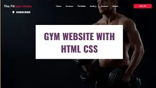 Create a Complete Gym Website Using HTML and CSS | Code Breakers