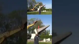 В Польше снесли памятник Красной армии