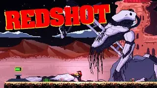 REDSHOT | Bullet-time Metroidvania | First Look Gameplay & Boss Fight