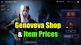 Black Desert Mobile Genoveva Shop & Item Prices
