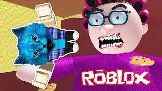 БАБУШКА ХОЧЕТ НАС СЪЕСТЬ в ROBLOX | ЗЛАЯ БАБУШКА РОБЛОКС | Летсплей КОТЁНОК ЛАЙК