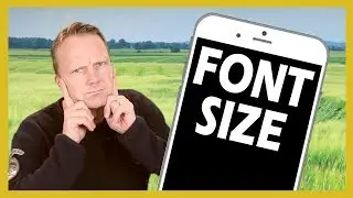 How to change Font Size smaller or larger on iPhone or iPad 2018