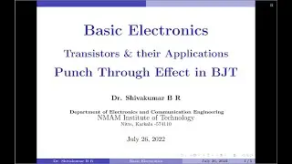 Tutorial 14: Punch Through Effect in a BJT