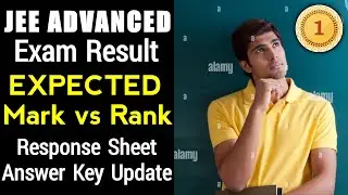JEE Advanced 2023 Expected Marks vs Rank