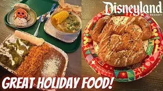 Some of the Best Disneyland Holiday Food at Rancho Del Zocalo + Holiday Cookie Pretzel!