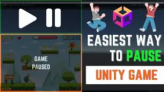 Let' Pause your Game | Easiest way to pause | Unity | TimeScale | Pause | Resume | @Unity3DSchool