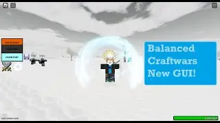 Roblox Balanced Craftwars New GUI