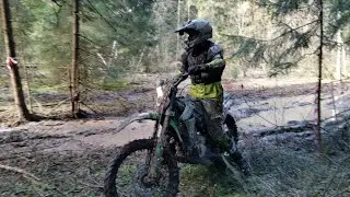 Первая гонка 2021. ENDUROWEEKEND. Утопил мотоцикл. Китайский эндуро Regulmoto ZR 172fmm.