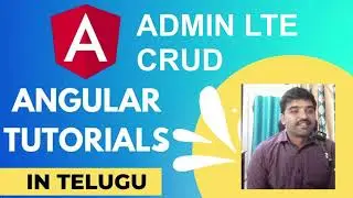 CRUD ANGULAR TUTORIAL IN TELUGU PART 1