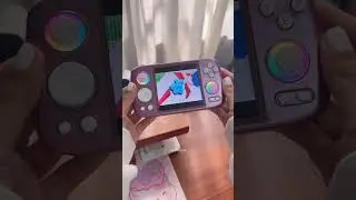 👾 a leapfrog toy looking handheld 
