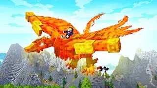 FENIX: PASSÁRO DE FOGO NO MINECRAFT !! AVENTURA COM MODS