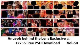 wedding album design psd free download 12x36 album psd file download 2024 | VOL-50 