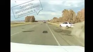 СТРАШНАЯ АВАРИЯ НА ТРАССЕ!!! Машина перевернулась больше десяти раз! ШОК!!! Переломали все кости! ЖЕ