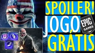 OPA!!!! SPOILER do JOGO GRÁTIS MISTERIOSO da EPIC GAMES STORE, SERÁ PAYDAY 2 ??