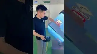 What are the design and technical features of Cube LED display screen?