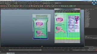LAYS CHIPS 3D MODELING/TEXTURING || Autodesk Maya || Softorials