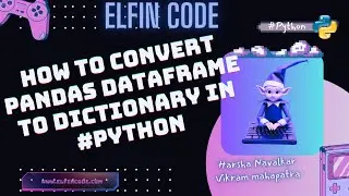 How to convert Pandas DataFrame to Dictionary in 
