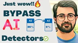 A 100% Guaranteed Method to bypass ai detection | AI detection free  | plagiarism Free ai writing