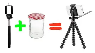 Штатив для телефона из селфи-палки l A selfie stick phone tripod