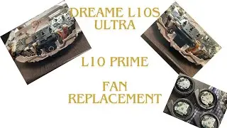 Dreame L10S Ultra teardown - Dreame L10 Prime - Saugmotor tauschen -  fan replacement