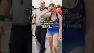 This Mixed-Gender Wrestling Match Ended In Tears… 🤼‍♂️ #genderequality #wrestling #shorts