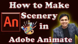 How are layers useful in Adobe Animate to make scenery (Tutorial - 3)