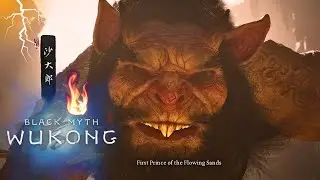 First Prince of Flowing Sands Black Myth Wukong - Boss Fight 4K60FPS