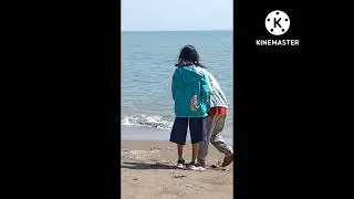 Enjoying & Refreshing, Pantai Jodoh Beach - Batang (Indah & Mama Listy)💖Cintabel Ayu Channel💗